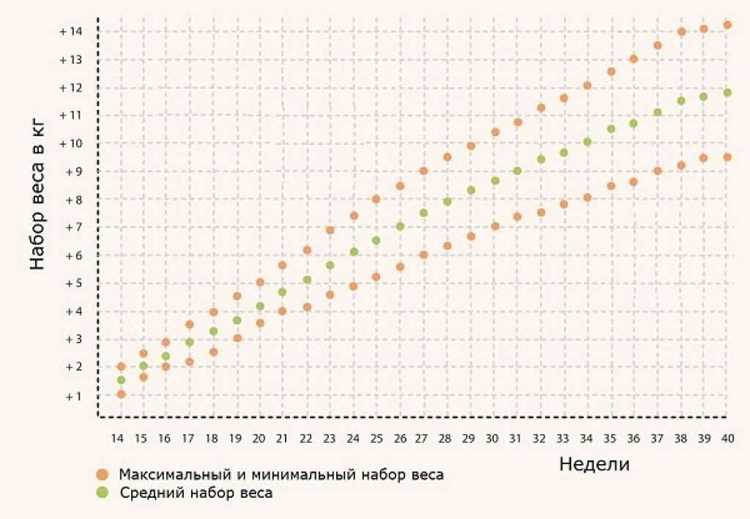 Влияние начального веса на прибавку во время беременности